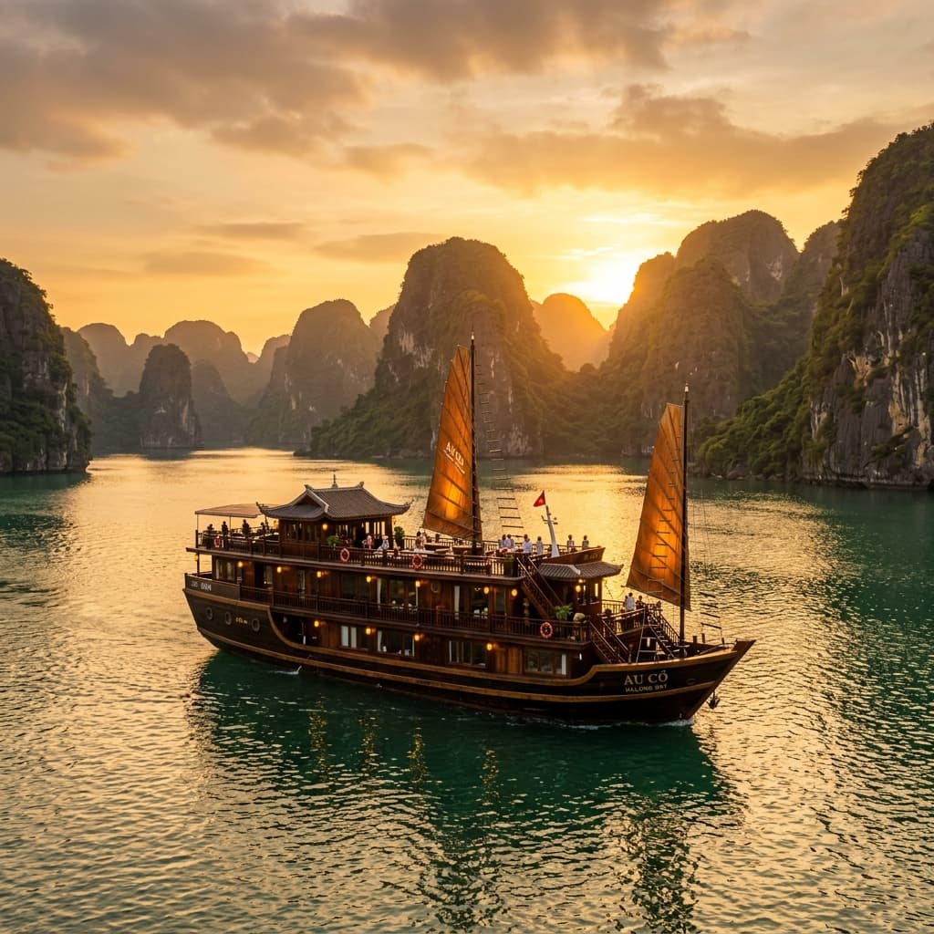 Traditional Luxury Junks in Ha Long Bay — luxury private Vietnam tours from the UK